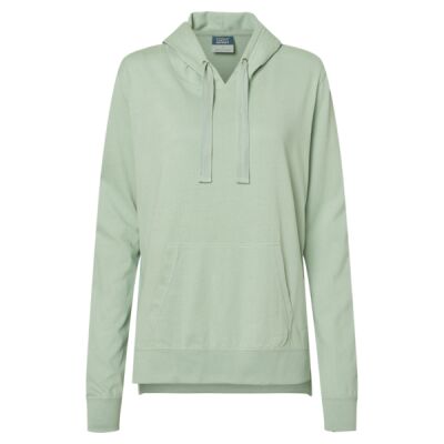 Women's Sueded Jersey Hooded Sweatshirt Thumbnail