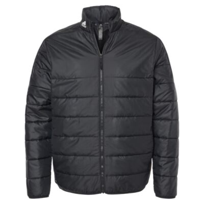 Men's 3 Stripe Puffer Full-Zip Jacket Thumbnail