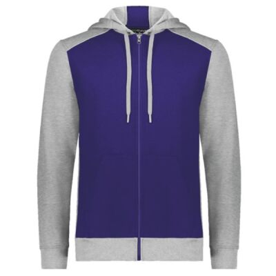 Unisex Eco Revive™ Three-Season Triblend Fleece Full-Zip Hooded Sweatshirt Thumbnail