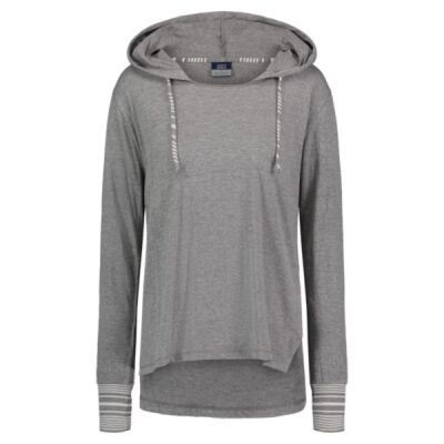 Women's Heathered Jersey Hooded Tunic Thumbnail