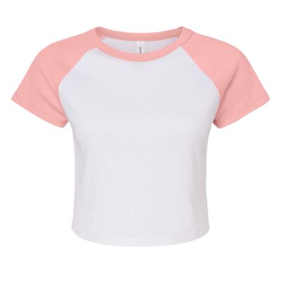 Women's Micro Rib Raglan Baby Tee Thumbnail