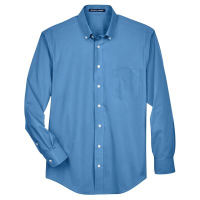 Men's Tall Crown Collection® Broadcloth Woven Dress Shirt Thumbnail