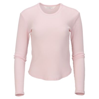 Women's Waffle Knit Baby Long Sleeve T-Shirt Thumbnail