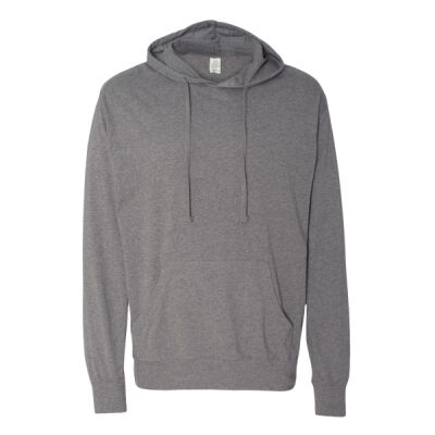 Unisex Lightweight Hooded Pullover T-Shirt Thumbnail