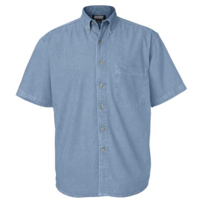 Men's Denim Short Sleeve Shirt Thumbnail