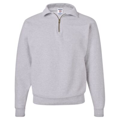 Unisex Super Sweats NuBlend® Quarter-Zip Cadet Collar Sweatshirt Thumbnail