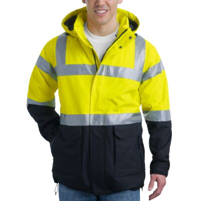 Ansi 107 Class 3 Safety Heavyweight Parka Thumbnail