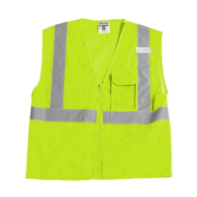 Unisex Clear ID Vest with Zipper Closure Thumbnail