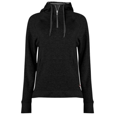 Women's FitFlex French Terry Quarter-Zip Hooded Pullover Thumbnail