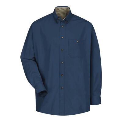 Men's Cotton Contrast Dress Shirt Thumbnail
