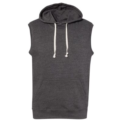 Men's Triblend Sleeveless Hooded Sweatshirt Thumbnail