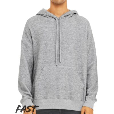 Unisex FWD Fashion Sueded Fleece Hoodie Sweatshirt Thumbnail