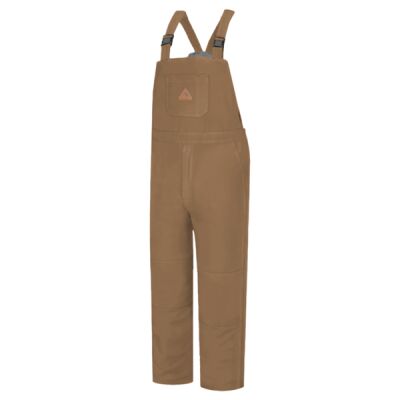Brown Duck Deluxe Insulated Bib Overall - EXCEL FR® ComforTouch Tall Sizes Thumbnail